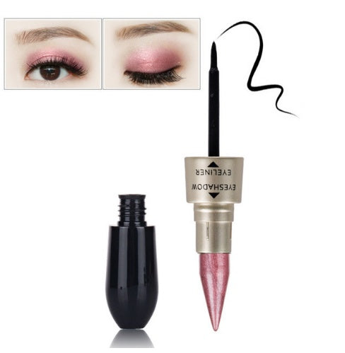 Double-Headed Eyeshadow & Eyeliner - 6-Color Set