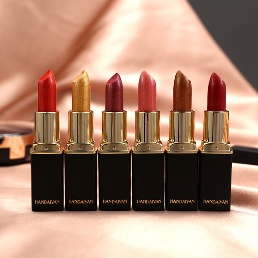 Handaiyan Metallic Lipstick - Temp-Change & Pearlescent