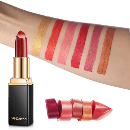 Handaiyan Metallic Lipstick - Temp-Change & Pearlescent