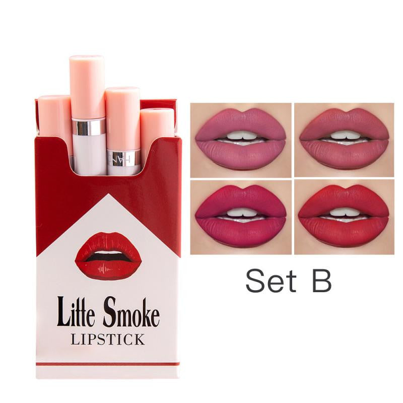 Matte Mist Lipstick Set - Silky & Long-Lasting