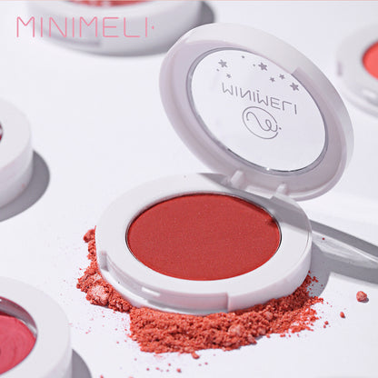 MINIMELI Shimmering Matte Blush - Subtle Glow & Natural Finish