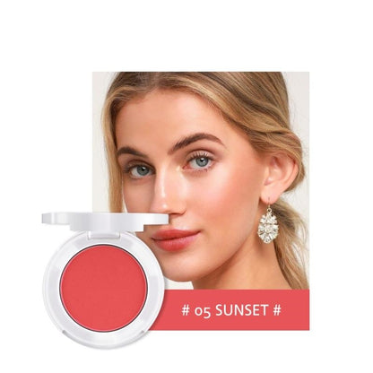 MINIMELI Shimmering Matte Blush - Subtle Glow & Natural Finish