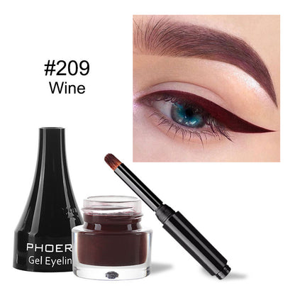 PHOERA Ten-Color Gel Eyeliner - Vibrant & Long-Lasting