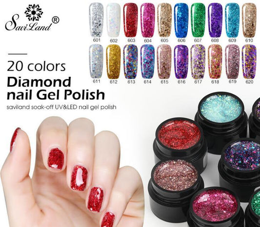 Diamond Nail Gel - Sparkling & Long-Lasting