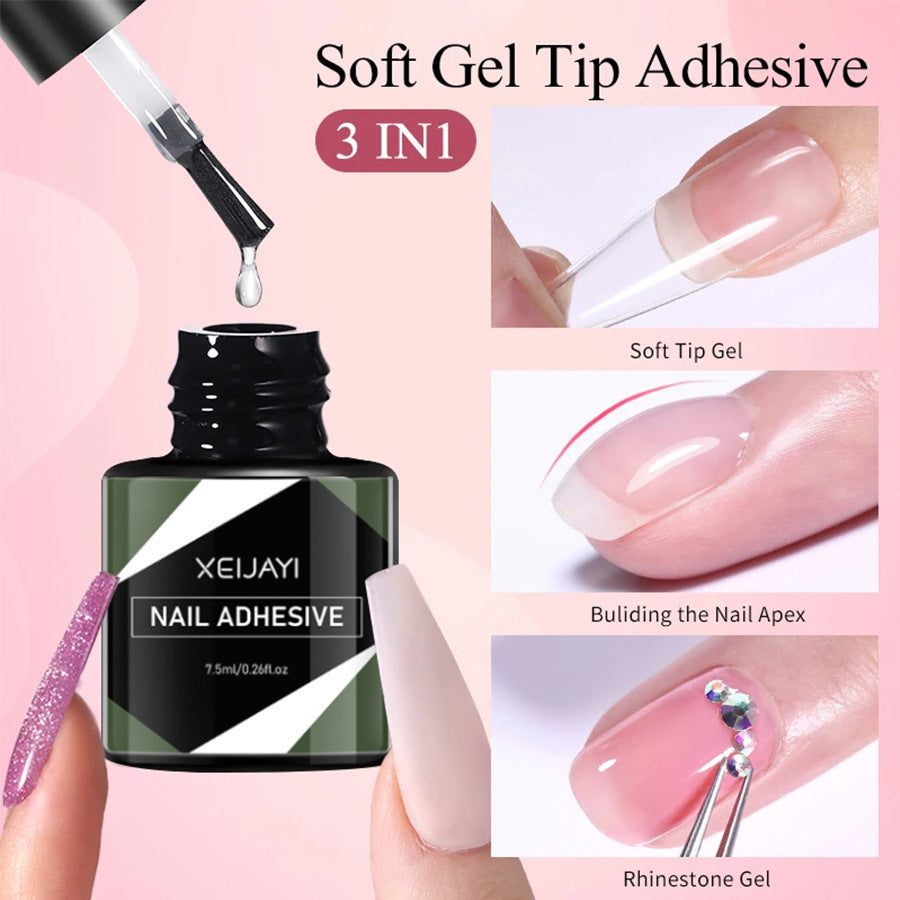 Nail Art Adhesive Gel - Tip Reinforcement & Seal