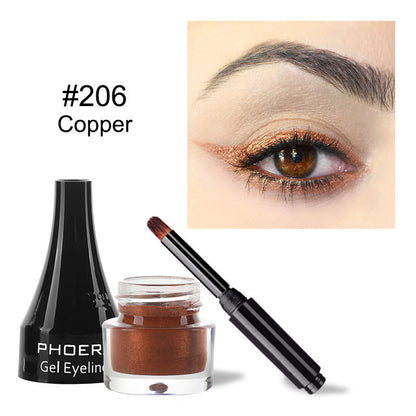 PHOERA Ten-Color Gel Eyeliner - Vibrant & Long-Lasting