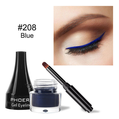 PHOERA Ten-Color Gel Eyeliner - Vibrant & Long-Lasting