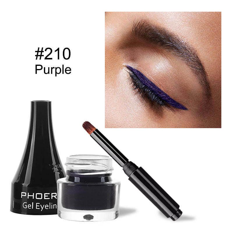 PHOERA Ten-Color Gel Eyeliner - Vibrant & Long-Lasting